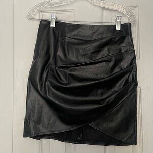 Leather skirt